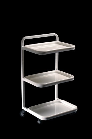 Kozmetický príručný vozík s 3 ks poličkami - 3001